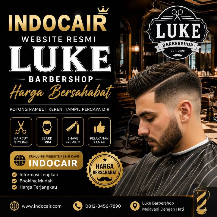 INDOCAIR | Website Resmi Luke Barbershop Harga Bersahabat in Medan
